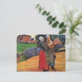 Carte Postale Paysans bretons De Gauguin Paul (Meilleure Qualité (Debout devant)