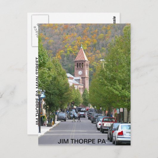 Carte Postale pb030803_main_street2, JIM THORPE PA (Devant / Derrière)