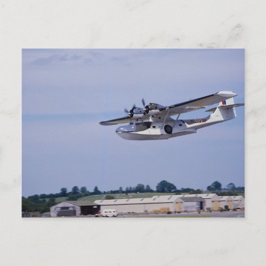 Carte Postale PBY, 5A Catalina, vol de reconnaissance de la Seco (Devant)