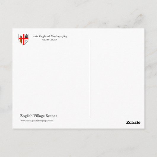 Carte Postale PC Angleterre - Customisé - Customisé (Dos)