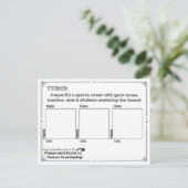 Carte Postale Pc Standard Simpliste - B&W (Debout devant)