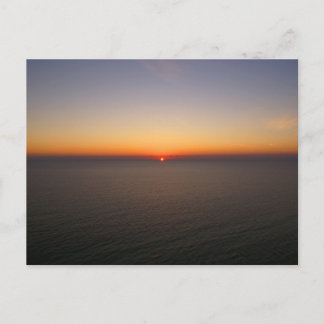 Carte Postale PCB Sunset J'Aimerais Que Vous Étiez Ici