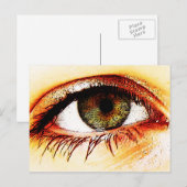 Carte Postale Pccna des yeux (Devant / Derrière)