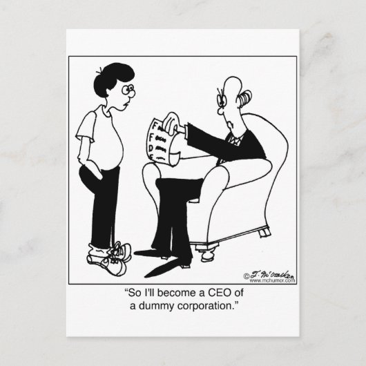 Carte Postale PDG D'A Dummy Corp (Devant)