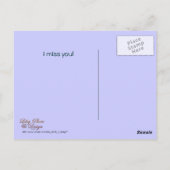 Carte postale Pea Pod Sweethee (Dos)