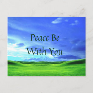 Carte postale Peace Be With You
