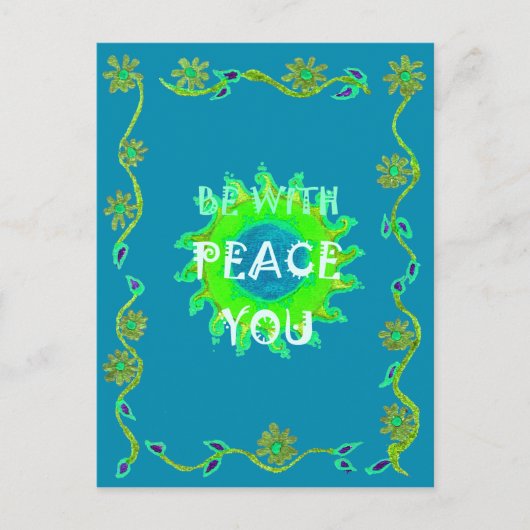 Carte Postale Peace Be with You Art Print (Devant)