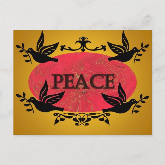 Carte Postale Peace Birds Post (Devant)
