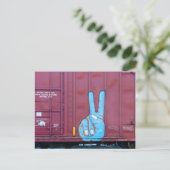 Carte postale Peace Boxcar Art (Debout devant)