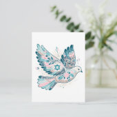Carte Postale Peace Dove et Star de David Boho (Debout devant)