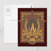 Carte Postale Peace Funk Afro (Devant / Derrière)