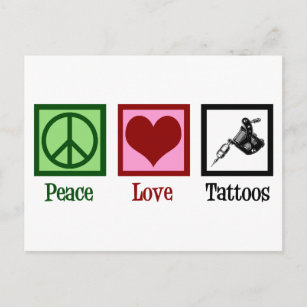 Carte Postale Peace Loos Tattoos Cute Tattoo Artist Gun