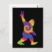 Carte Postale Peace Love Bigfoot - Amateurs de Bigfoot (Devant / Derrière)