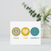 Carte Postale Peace Love Chiropractic (Debout devant)
