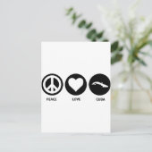 Carte Postale Peace Love Cuba (Debout devant)