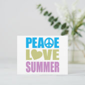 Carte Postale Peace Love été (Debout devant)