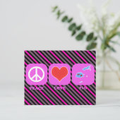 Carte Postale Peace Love Fidji (Debout devant)