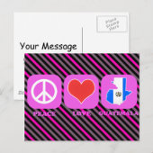 Carte Postale Peace Love Guatemala (Devant / Derrière)