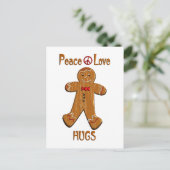 Carte Postale Peace Love Hugs (Debout devant)