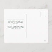 Carte Postale Peace, Love & Laughter MultiPhoto Ho (Dos)