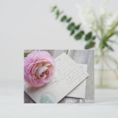 Carte postale PEACE & LOVE, Magnifique carte posta (Debout devant)