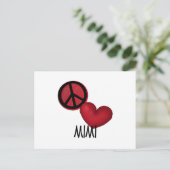 Carte Postale Peace Love Mimi (Debout devant)