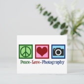 Carte Postale Peace Love Photography (Debout devant)