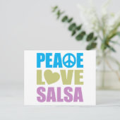 Carte Postale Peace Love Salsa (Debout devant)