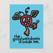 Carte Postale peace of weird postcard. (Devant)
