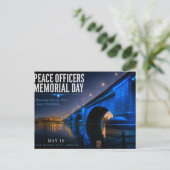 Carte Postale Peace Officers Memorial Day London Bridge (Debout devant)