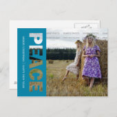 Carte postale Peace Photo (Devant / Derrière)