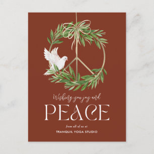 Carte postale Peaceful Dove Business Holiday