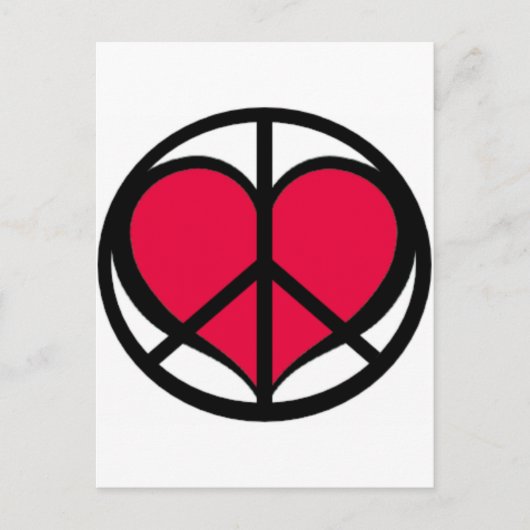 Carte Postale PeaceLove (Devant)