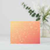 Carte Postale Peach Music (Debout devant)