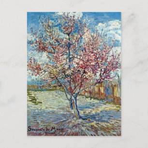 Carte Postale Peach Tree rose Van Gogh Art