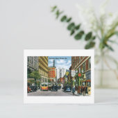 Carte Postale Peachtree Street, Atlanta, Ga (Debout devant)