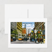 Carte Postale Peachtree Street, Atlanta, GA (Devant / Derrière)