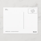 Carte postale Peacock (Dos)