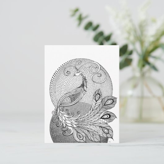 Carte Postale Peacock (Debout devant)