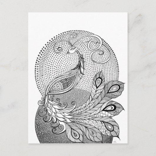 Carte Postale Peacock (Devant)