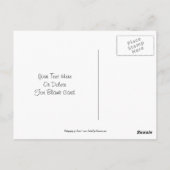 Carte postale Peacock Art Bird (Dos)