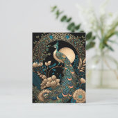 Carte Postale Peacock Art Déco (Debout devant)