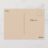 Carte Postale Peacock Art Déco (Dos)