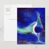 Carte Postale Peacock Blue 2013 (Devant / Derrière)