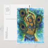 Carte postale Peacock Dancer (Devant / Derrière)