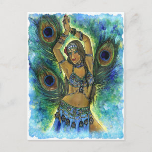 Carte postale Peacock Dancer