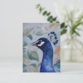 Carte postale Peacock Portrait (Debout devant)