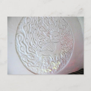 Carte Postale Peacock Snow Sculpture, Hôtel de glace, Québec