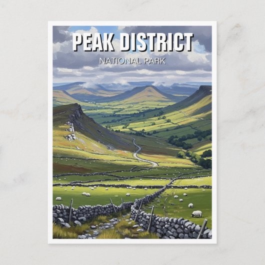 Carte Postale Peak District National Park Angleterre Travel (Devant)