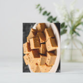 Carte Postale Peanut Butter Fudge Recipe Card (Debout devant)